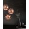 BLAZE Cooper Glass & Black Metal LED E27
