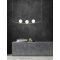 VITTON Brass Metal White Glossy Glass Br