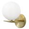 VITTON Brass Metal White Glossy Glass LE