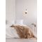 Intra Natural Bamboo & Black Metal LED
