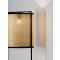 Erto Sandy Black Steel & Rattan LED E27