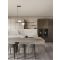 NOBLE Sandy Black Metal & Glass LED · 10