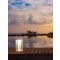 VERHAL White Aluminium & Clear Glass LED