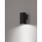 ALP Sandy Black Alum.& Glass LED 10 Watt