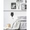 SAGE Black Aluminium Black Fabric Shade