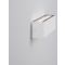 ALLURE Sandy White Aluminium & Glass LED
