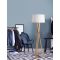 SALINO Ivory Fabric Shade Soild Ash Wood