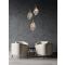 BELLINA Triac Dimmable Gold Steel & Clea