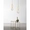 GRUS Brass Metal Opal Glass LED E27 1x12