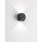 ZARI Sandy Black Alum. & Glass LED 2x2 W
