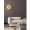Nous Brass Gold Metal & Amber Glass LED