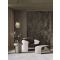 SHELINA Antique Brass Steel & Glass LED