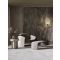 SHELINA Antique Brass Steel & Glass Bla