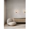 SHELINA Antique Brass Steel & Glass LED