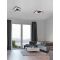 PORTO Sandy Black Steel Aluminium & Acry