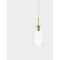 PRISMA Gold Metal Clear Glass LED E27 1x