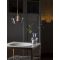 PRISMA Clear Glass Gold Metal LED E27 1x