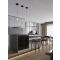 Lune Chrome Steel & Aluminium Clear Gla
