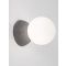ZERO Gray Concrete & Opal Glass LED G9 1