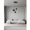 SHELL Pendant Light Black & Gold Alum &