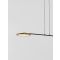 SCOPE Pendant Light Black & Gold LED 13.