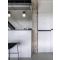 ZERO Gray Concrete Opal Glass & Black Al