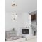 MOND Satin Gold Metal Clear Glass LED E1