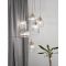 MOND Satin Gold Metal Clear Glass LED E1