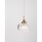 MOND Satin Gold Metal Clear Glass LED E1