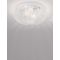 CLAM Clear Glass White Metal LED E27 2x1