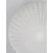 CLAM White Glass White Metal LED E27 2x1