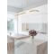 CELIA Dimmable Satin Gold Aluminium Opal