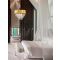 MAGNOLIA Gold Aluminum & Crystal LED E14