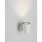 JACKIE Sandy White Aluminium & Glass LED