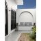 JACKIE Corten Aluminium & Glass LED 3Wat