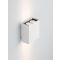 ELIO Sandy White Aluminium & Glass LED 1