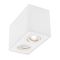 RENDE Sandy White Aluminium LED GU10 2x1
