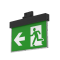 LED Nood (Continue) 3F 2W zwart