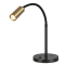 Ciara Mini GU10 Desk Lamp, Gold & Black