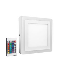 LED COLOR WHITE SQ 200MM 17W LEDV