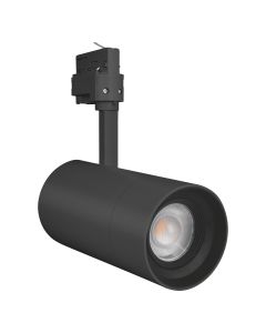 Zoom spot 3F zwart 3000K potdim