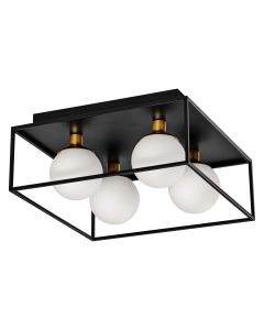 DECOR SQUAREPLATE 350X350IP44BK4XG9LEDV