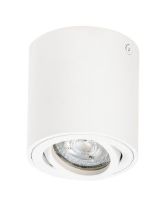 SPOT SURFACE ROUND WT GU10 LEDV