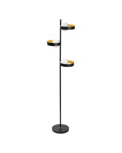 DECOR MEMPHIS FLOOR BK GD 3XG9 LEDV