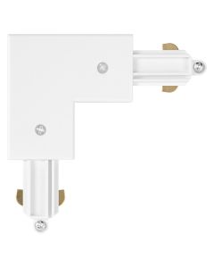 TRACKLIGHT CORNER CONNECTOR WT LEDV