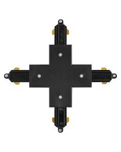 TRACKLIGHT CROSS CONNECTOR BK LEDV