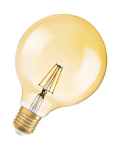E27 Globe 125 goud 725lm 2400K