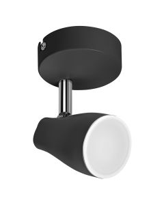 LED SPOT PEAR 1X4.3W 827 GU10 BK LEDV