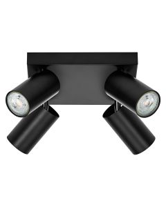 LED SPOT OCTAGON PL 4X3.4W927GU10BKLEDV