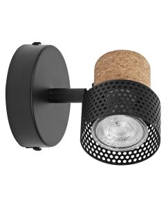 DECOR SPOT CORK 1X3.4W 927 GU10 BK LEDV